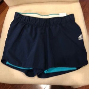 Adidas xs women’s teen xs tech fit running shorts